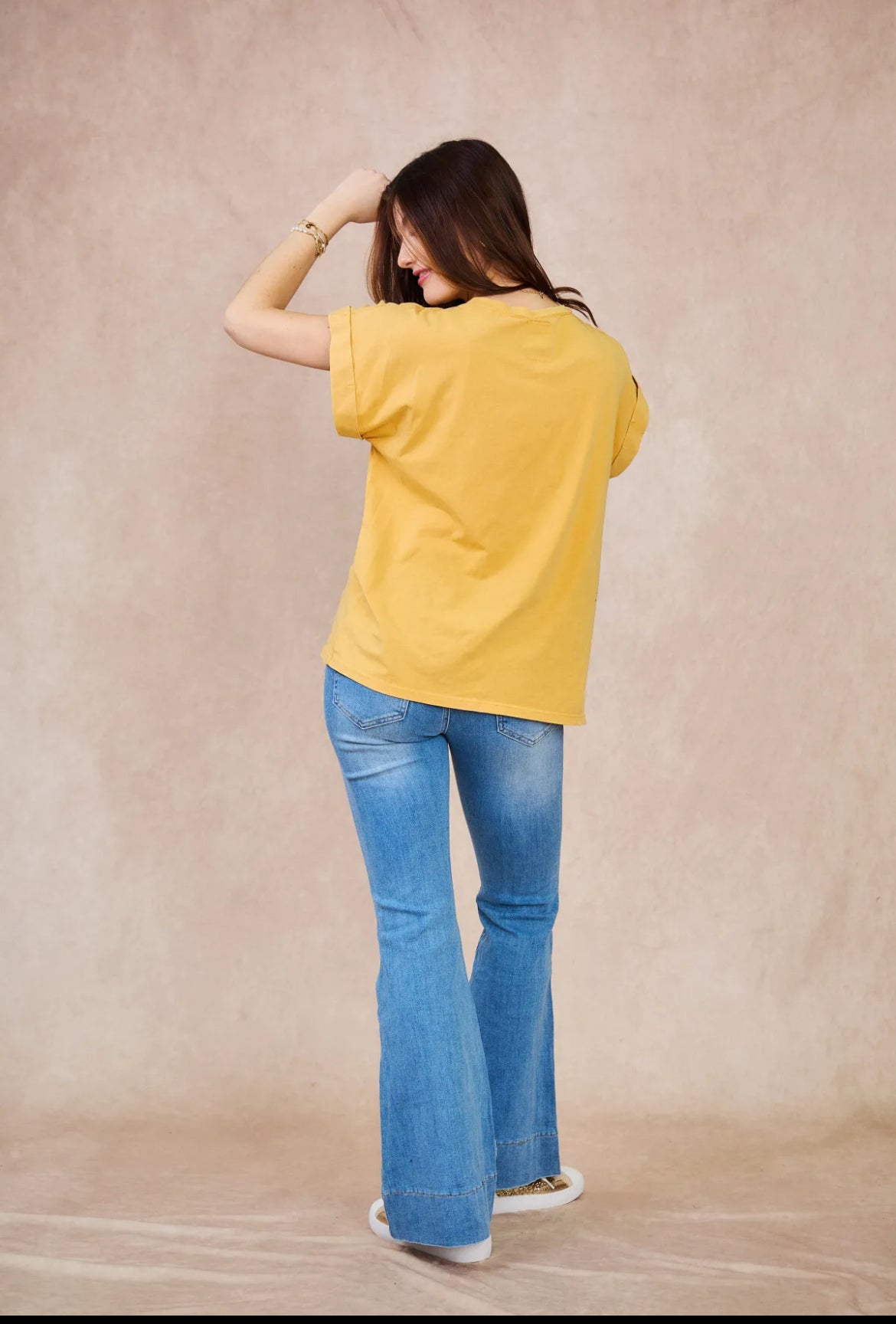 T-shirt col V