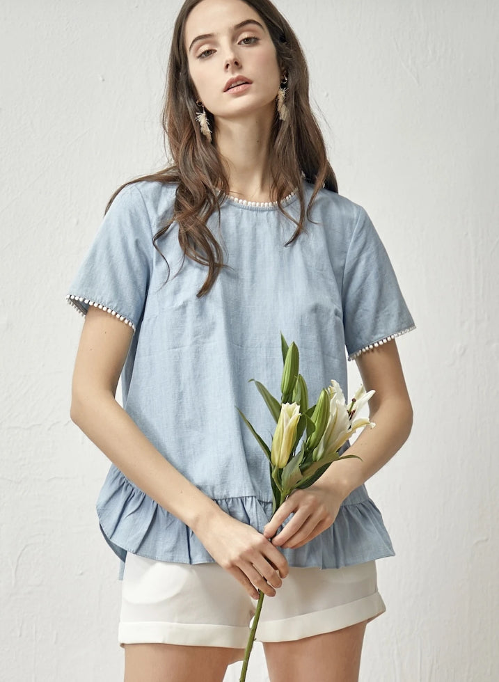 Blouse en chambray Iris