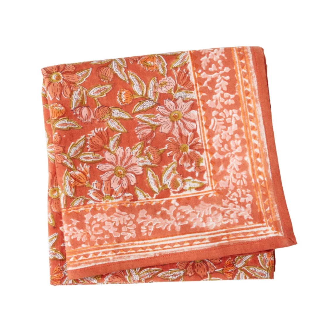 Foulard indien - Tiria terracota
