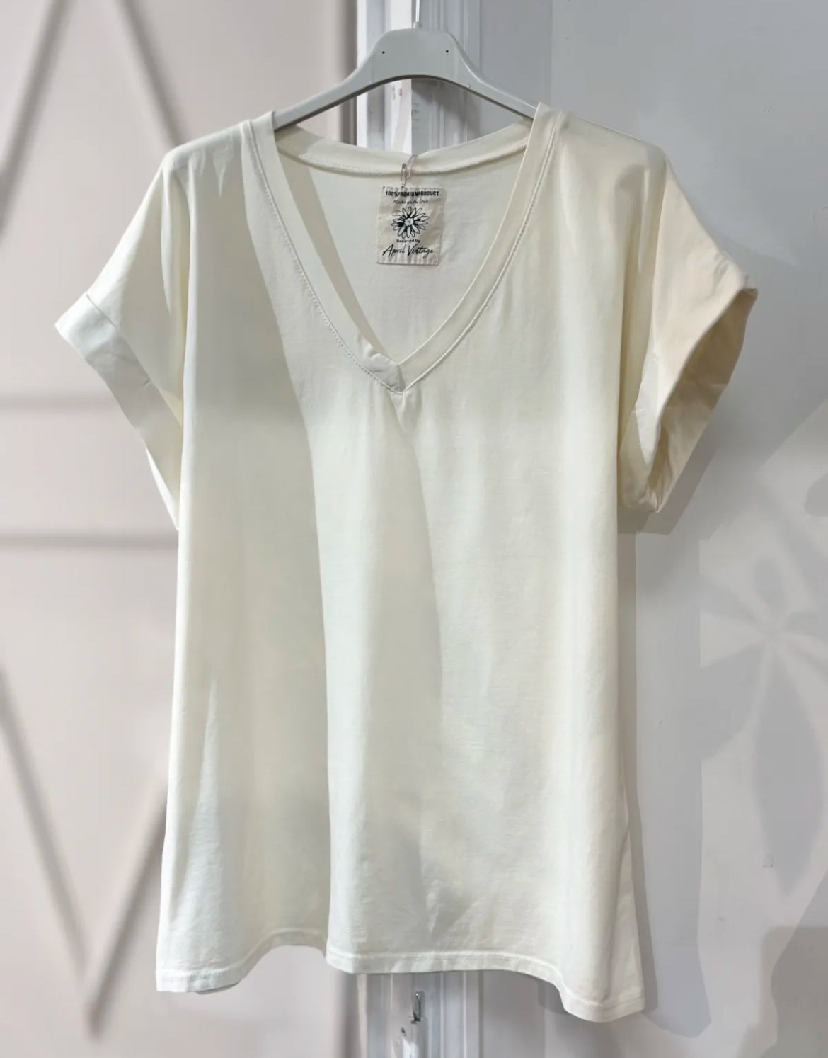 T-shirt col V
