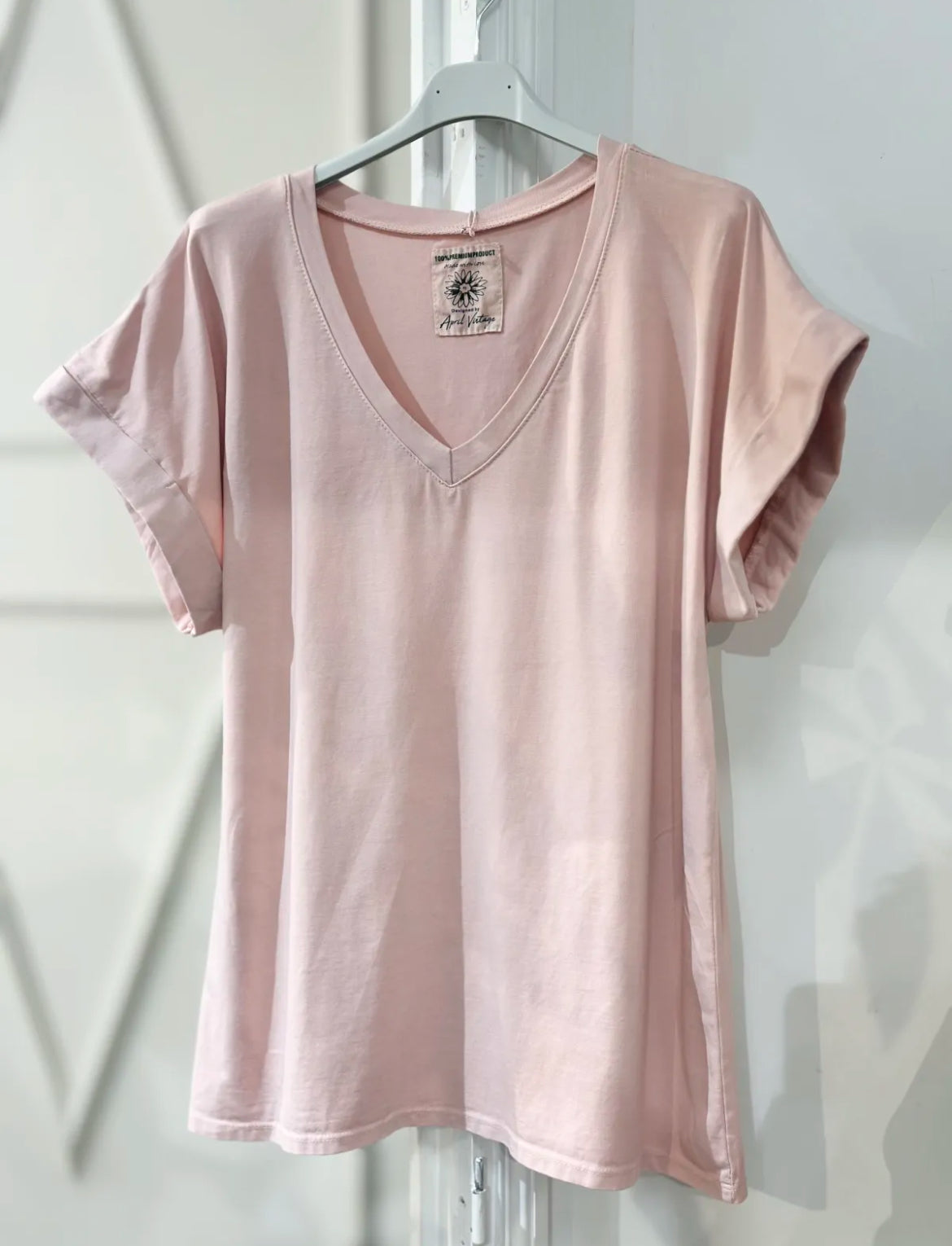 T-shirt col V