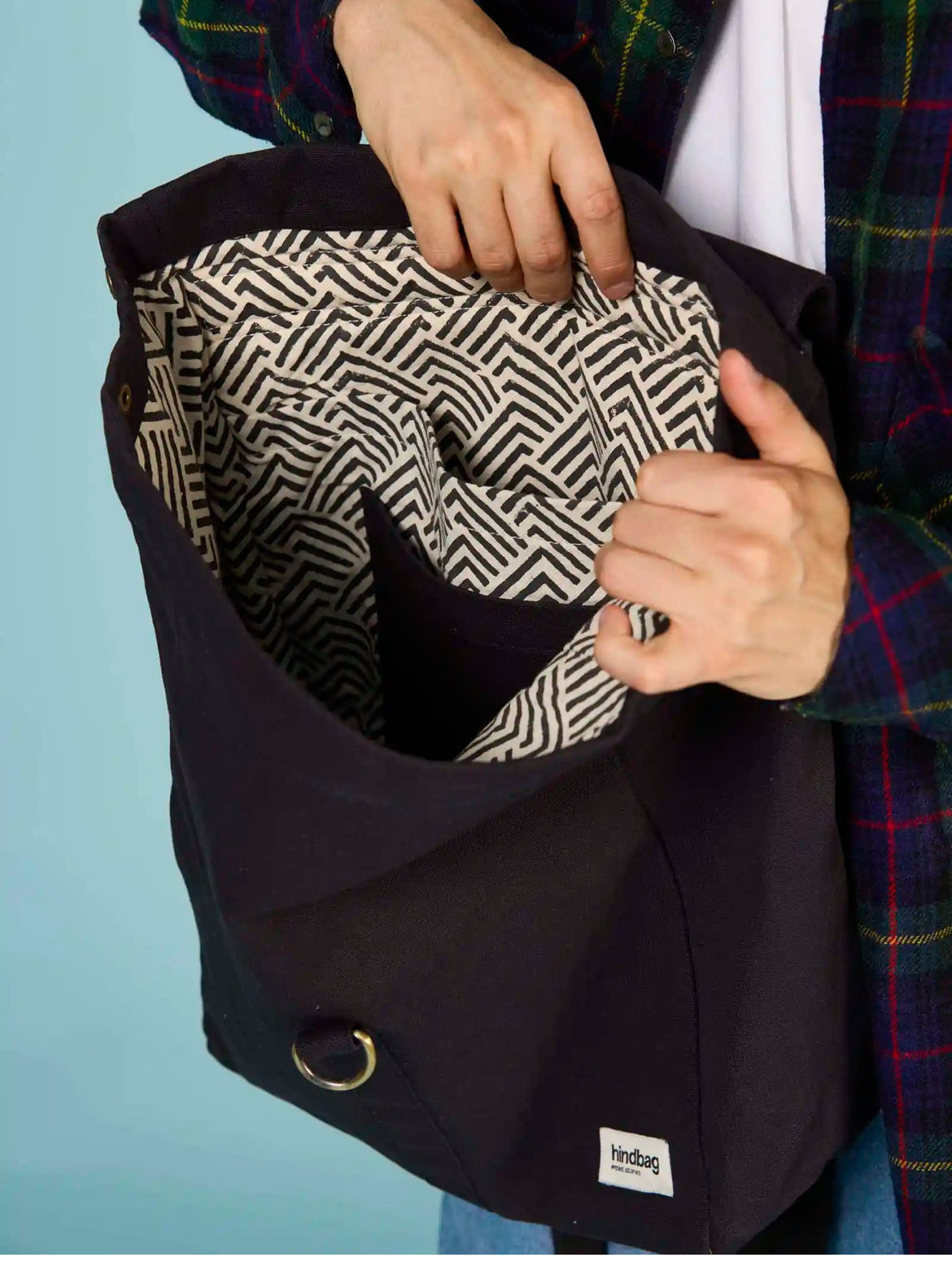 Sac à dos Guillaume noir Hindbag