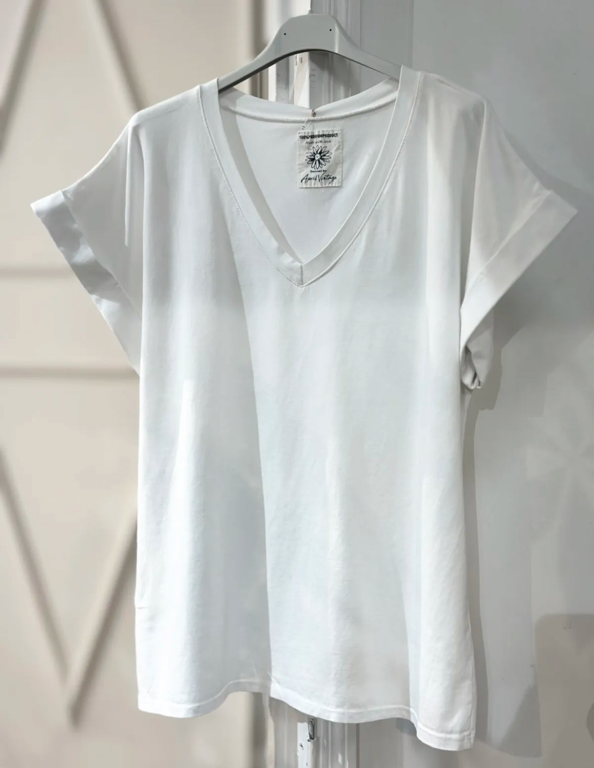 T-shirt col V