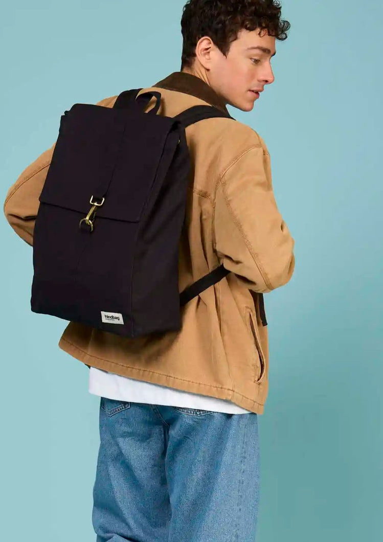 Sac à dos Guillaume noir Hindbag