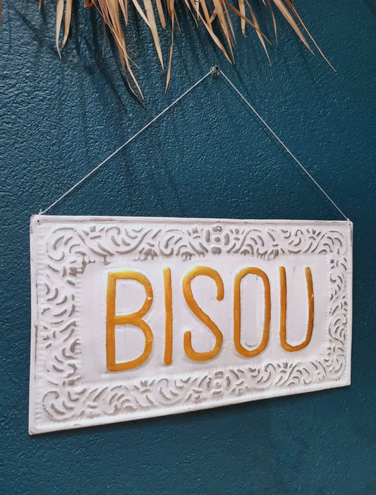 Plaque décorative BISOU