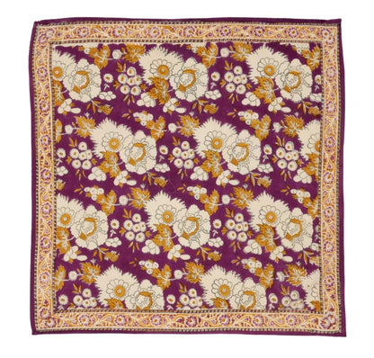 Foulard indien - Sira prune
