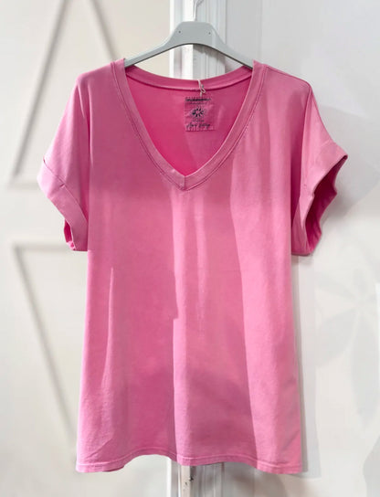 T-shirt col V