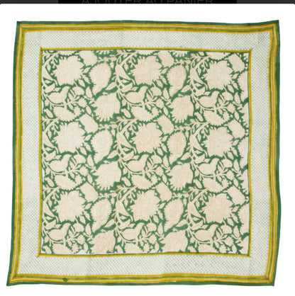 Foulard indien - Mira vert