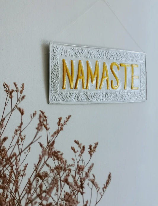 Plaque décorative NAMASTE