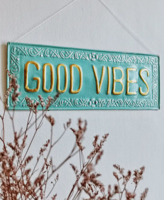 Plaque décorative GOOD VIBES