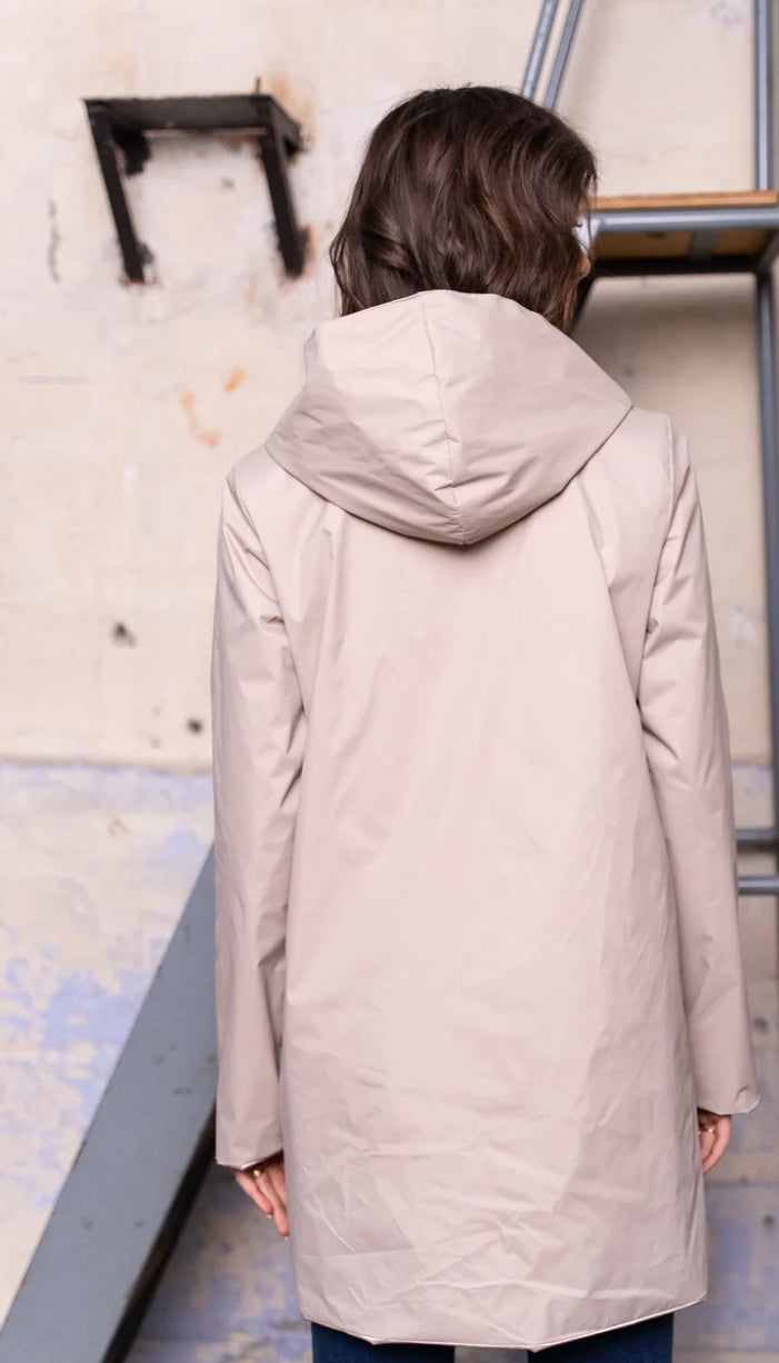 Parka réversible long
