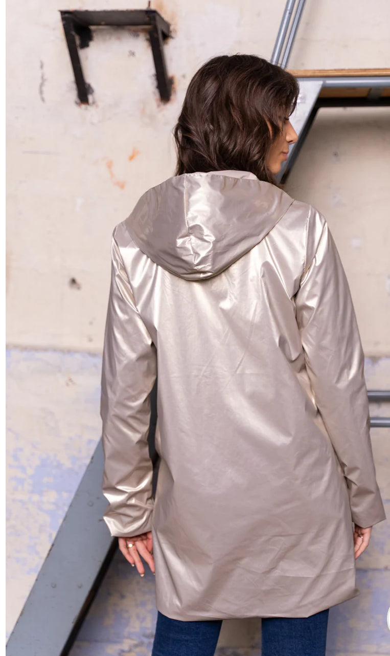 Parka réversible long